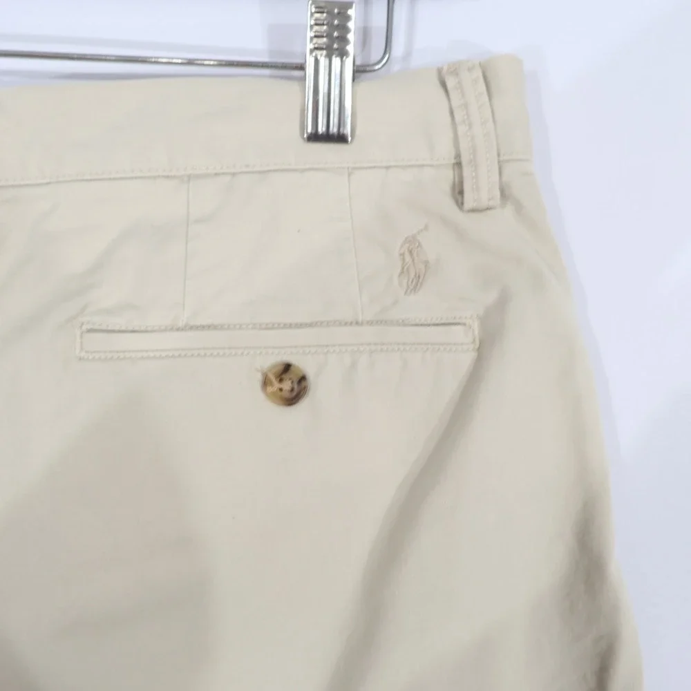 Polo Ralph Lauren Chino Shorts Men 32 Tan Stretch Classic Fit Outdoor Casual NWD